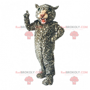 Mascotte del ghepardo scuro - Redbrokoly.com