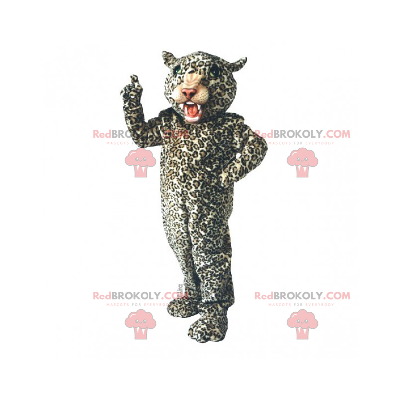 Cheetah maskot mörk - Redbrokoly.com
