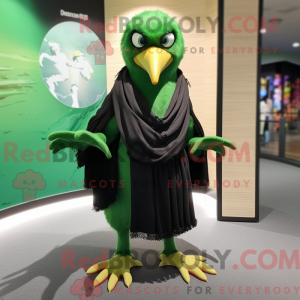 Green Crow-mascottekostuum...