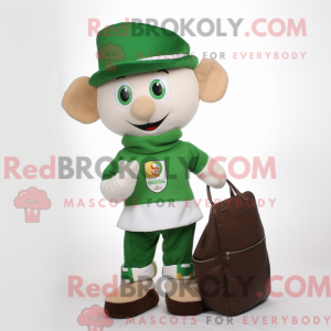 Oliven irsk flagg maskot...