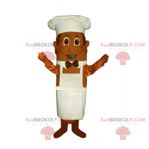 Mascota chef con pajarita - Redbrokoly.com