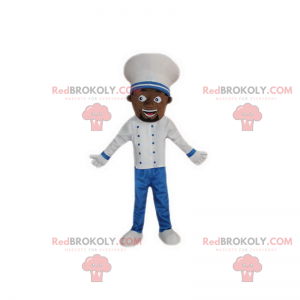 Chef mascote sorridente - Redbrokoly.com