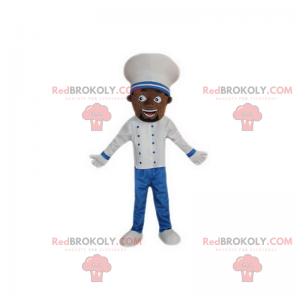 Mascotte sorridente del cuoco unico - Redbrokoly.com