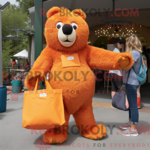Personaggio mascotte orso...