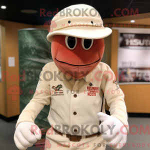 Cream Lobster maskot...