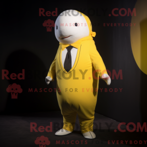 Personaggio mascotte giallo...