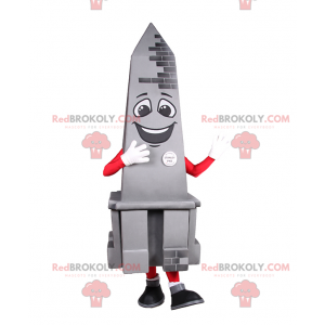 Smiling obelisk mascot - Redbrokoly.com