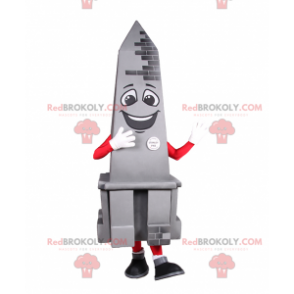 Smiling obelisk mascot - Redbrokoly.com