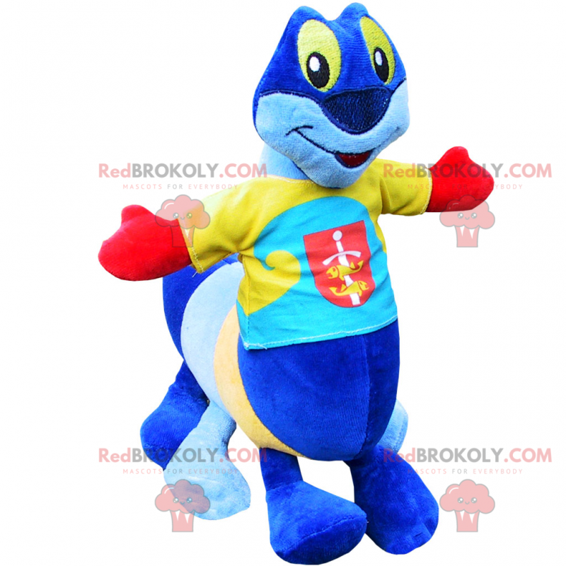 Maskotka gąsienica w t-shircie - Redbrokoly.com Maskotka gąsienica w t-shircie - Redbrokoly.com