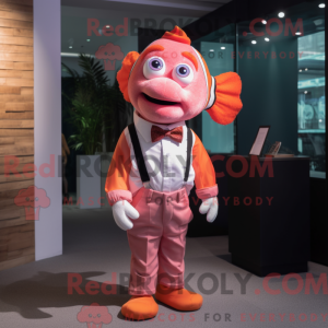Postava maskota Pink Clown...