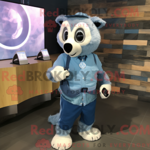 Figura de máscara de texugo...