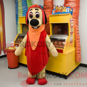 Hot Dogs Maskottchen Kostüm...