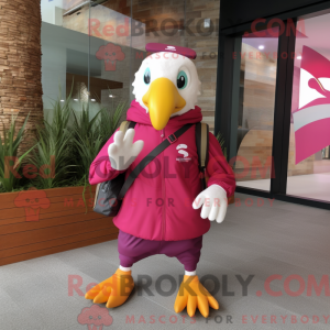 Costume mascotte Magenta...