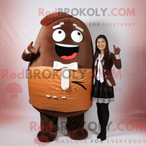 Brown Sushi mascot costume...