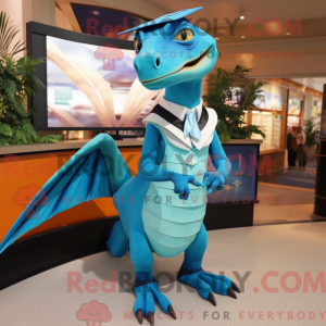 Turkis Dimorphodon maskot...