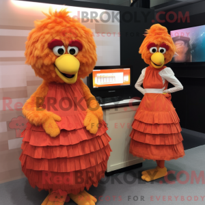 Peach Fried Chicken mascot...