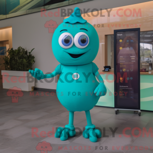 Turquoise But mascot...