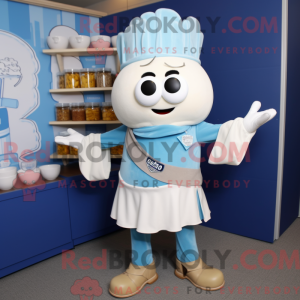 Postava maskota Sky Blue...