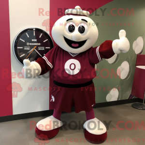 Maroon Soccer Ball...