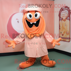 Peach Fried Calamari mascot...