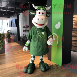 Forest Green Cow mascot...