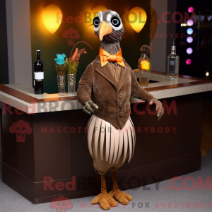 Brun Quail maskot...