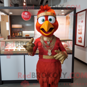 Red Butter Chicken mascot...