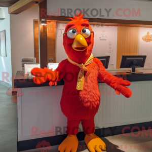 Red Butter Chicken mascot...
