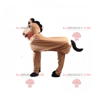 Horse mascot on all fours - Redbrokoly.com