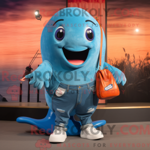 Postava maskota Rust Blue...