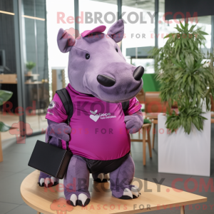 Costume mascotte de Tapir...