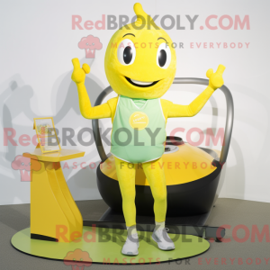 Citrongul hestesko maskot...