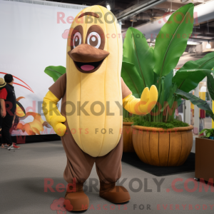 Maskottchenkostüm Brown Baa...