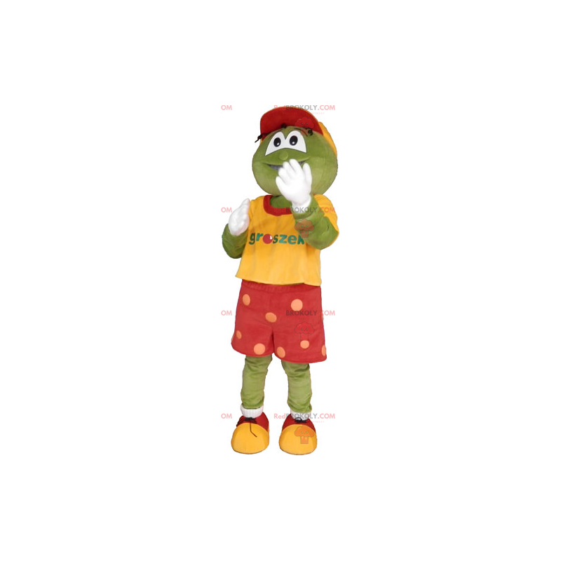 Hirschmaskottchen im Fußballeroutfit - Redbrokoly.com