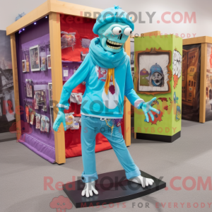 Turkis Zombie maskot...