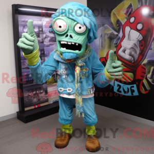 Disfraz de mascota Zombie...