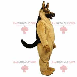 Mascotte del cane - pastore tedesco - Redbrokoly.com