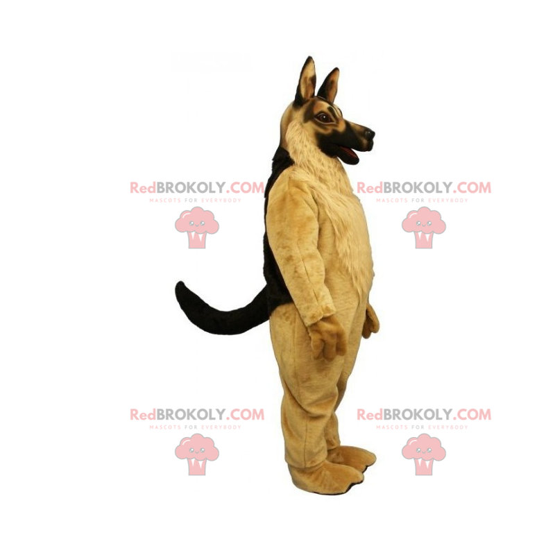 Dog mascot - German Shepherd - Redbrokoly.com