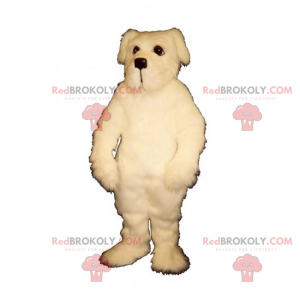 Mascote cão - Bichon maltês - Redbrokoly.com