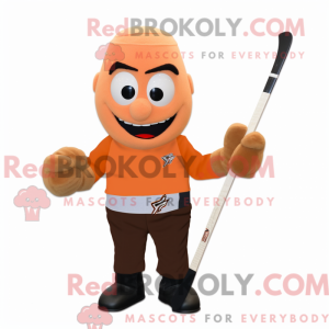 Mascotte de bâton de hockey...