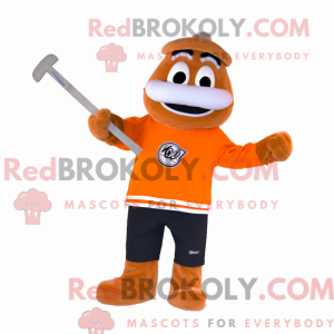 Orangefarbener...