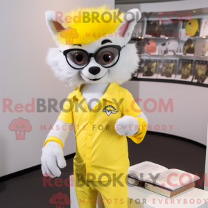 Citrongul Skunk maskot...