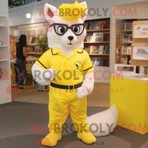 Lemon Yellow Skunk mascot...