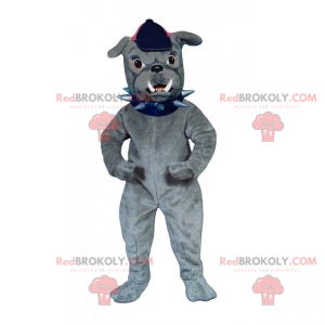 Mascotte cane - Bulldog con cappuccio - Redbrokoly.com