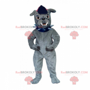 Hundemaskot - Bulldog med kasket - Redbrokoly.com