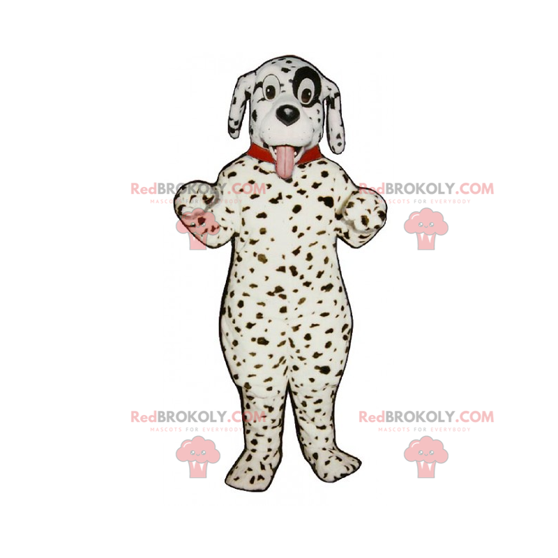 Hundemaskot - dalmatiner med krave - Redbrokoly.com