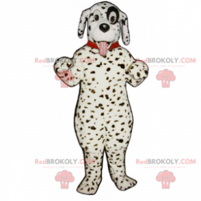 Hondenmascotte - Dalmatiër met kraag - Redbrokoly.com