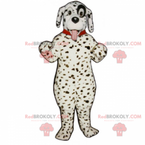 Mascota del perro - Dálmata con collar - Redbrokoly.com