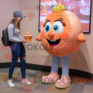 Peach Cupcake mascot...