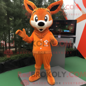 Máscara de Orange Deer com...